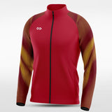 Red Embrace Aurora Full-Zip Jacket Design