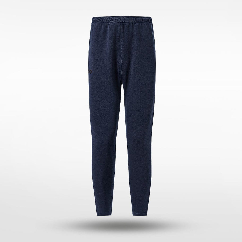 Navy Blue Adult Sports Pants for Wholesale