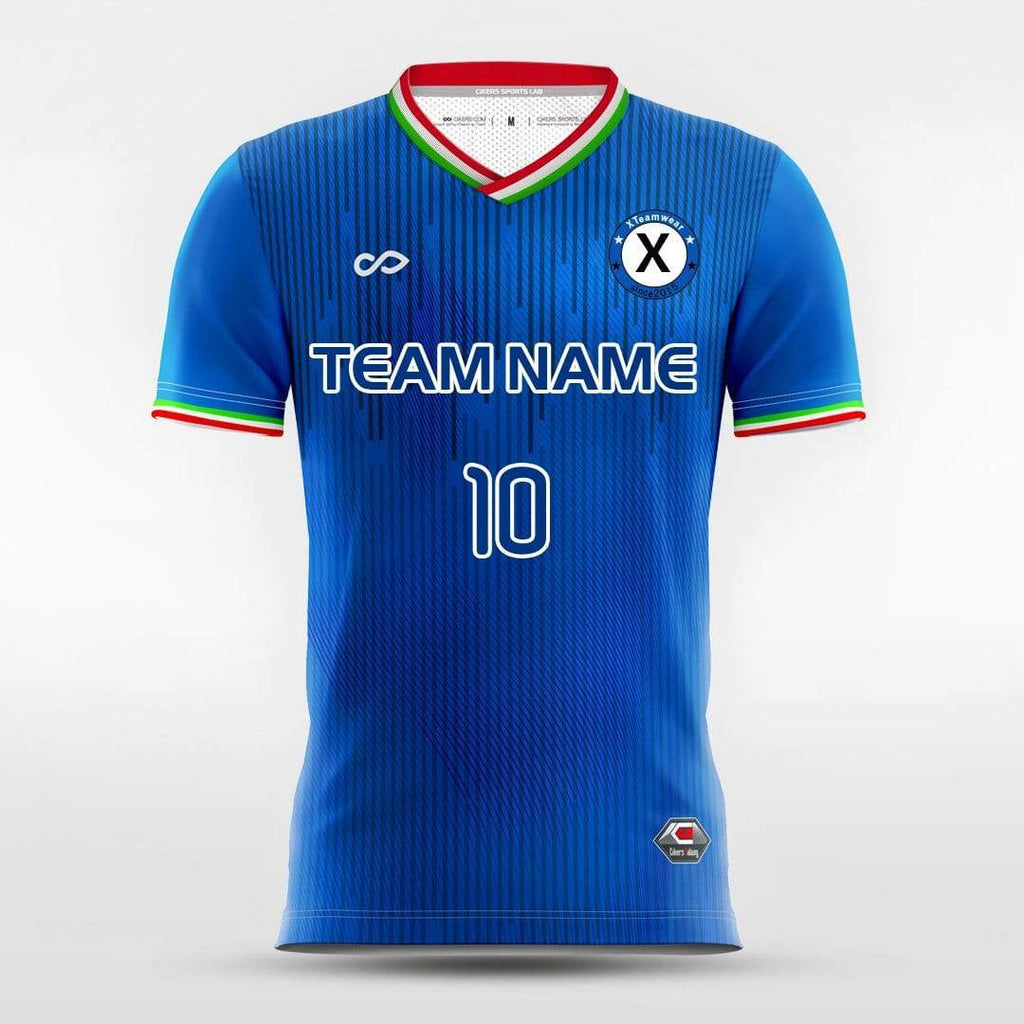 Team Italy Customized Men's Soccer Jersey