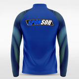 Blue Embrace Aurora Customized Full-Zip Jacket Design