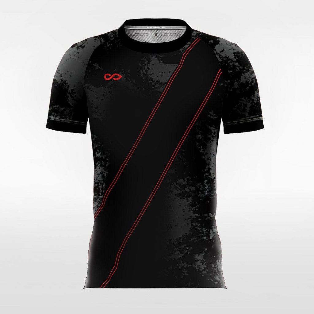 Black Ares Soccer Jersey