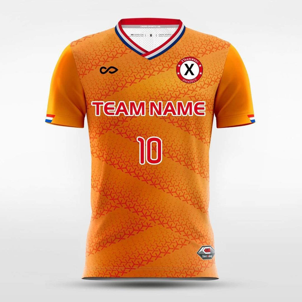 Team Netherlands Customized Men's Soccer Jersey