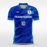 Blue Soccer Jersey Design