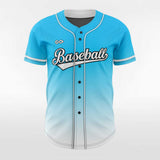 Blue Button Down Baseball Jersey