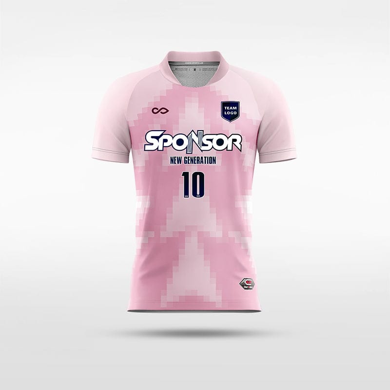 Pink Mosaic Soccer Jersey