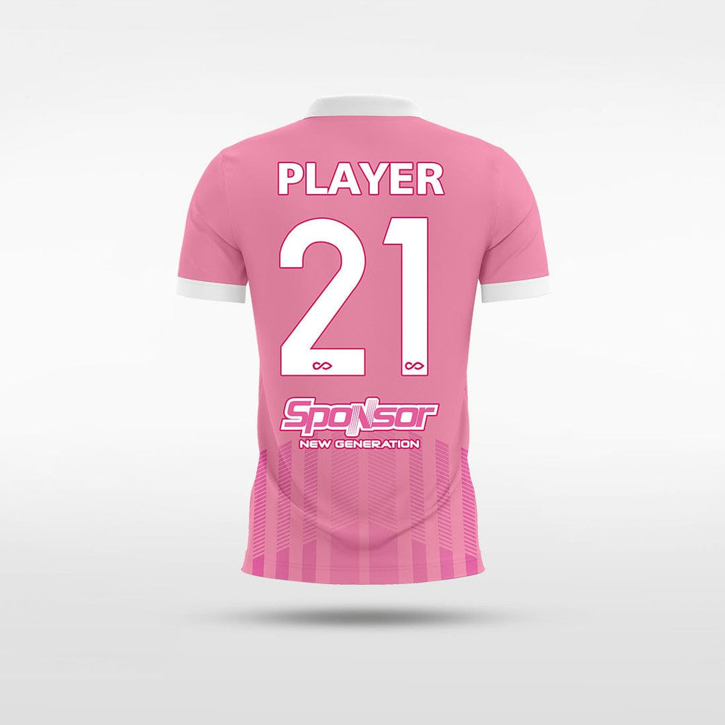 Custom Pink Kid's Sublimated Soccer Jersey