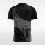 Custom Black & White Men's Sublimated Soccer Jersey