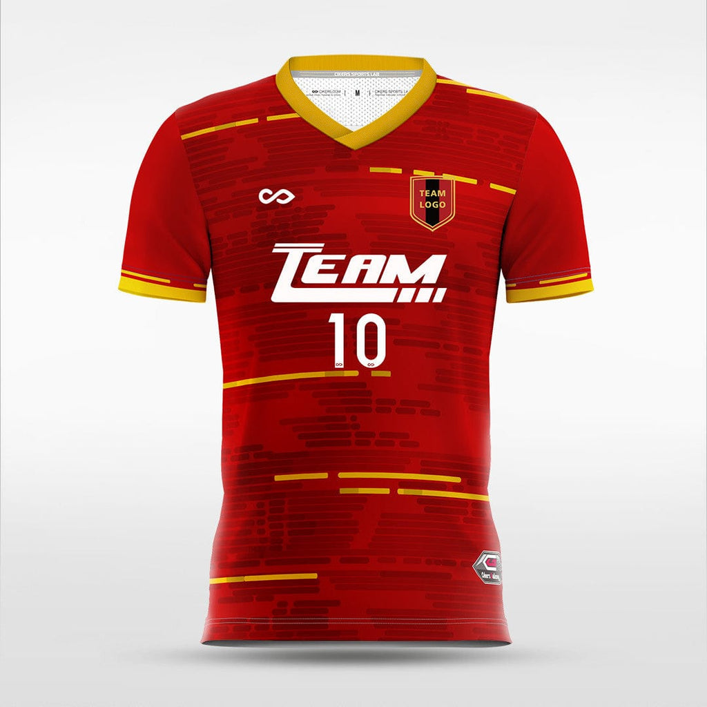 Red Domination Soccer Jersey