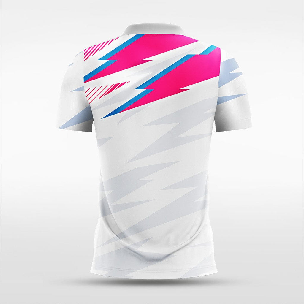 Custom Fluorescent Pink Soccer Jersey Design