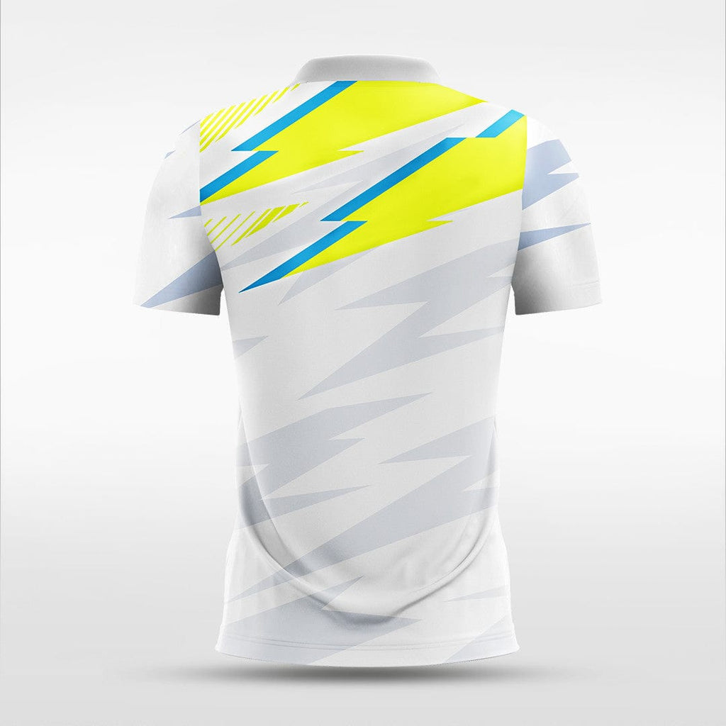 Customized Fluorescent Yellow Soccer Jersey Design