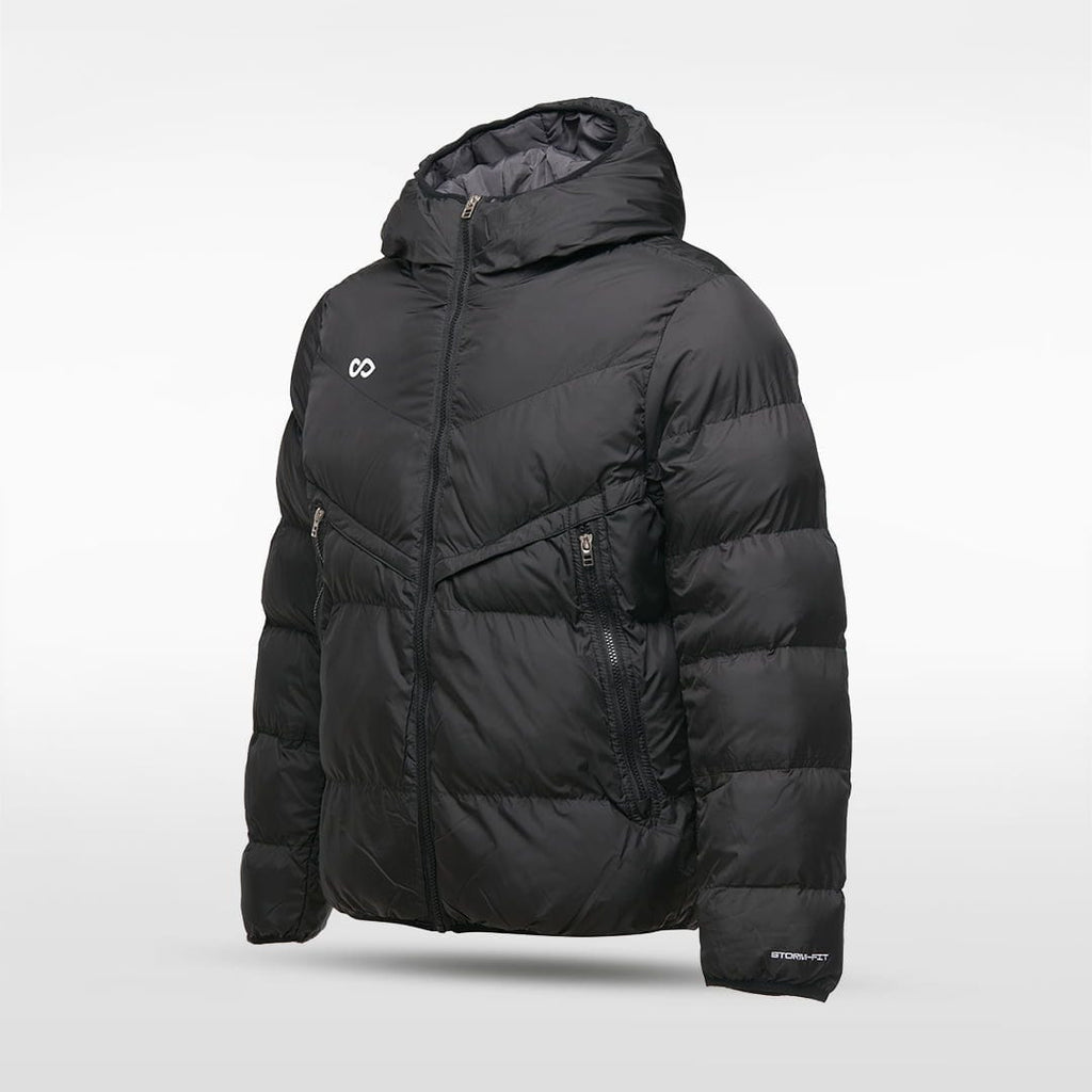 Black Winter Jacket Waterproof