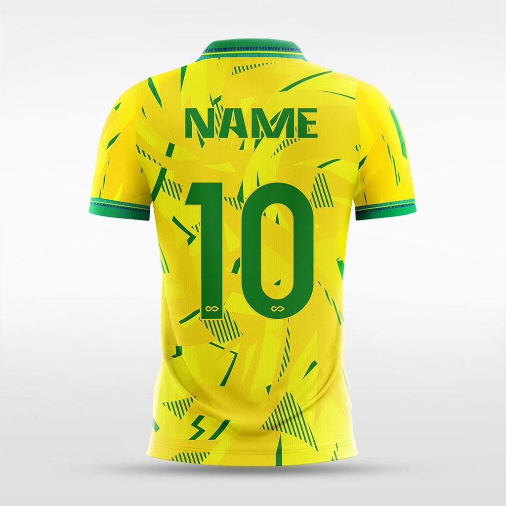 Brazil Men Soccer Jersey Yellow