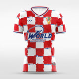 Croatia Soccer Jerseys Plaid
