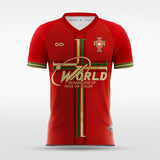 Portugal Soccer Team Jerseys Red