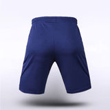 Blue Mens Sublimated Shorts
