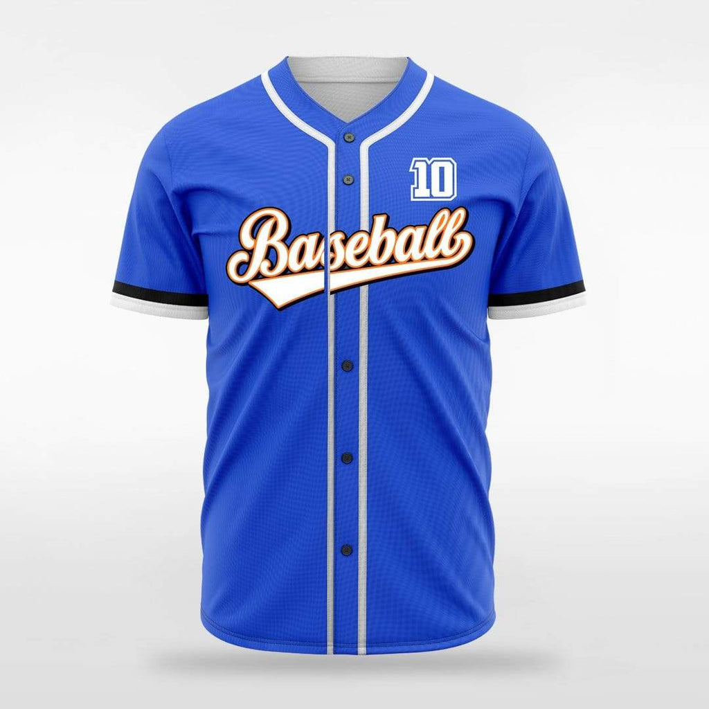 Blue Sublimated Baseball Uniform