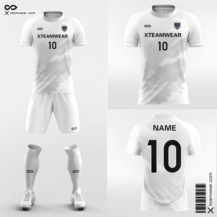 Grey Men Custom Soccer Uniforms