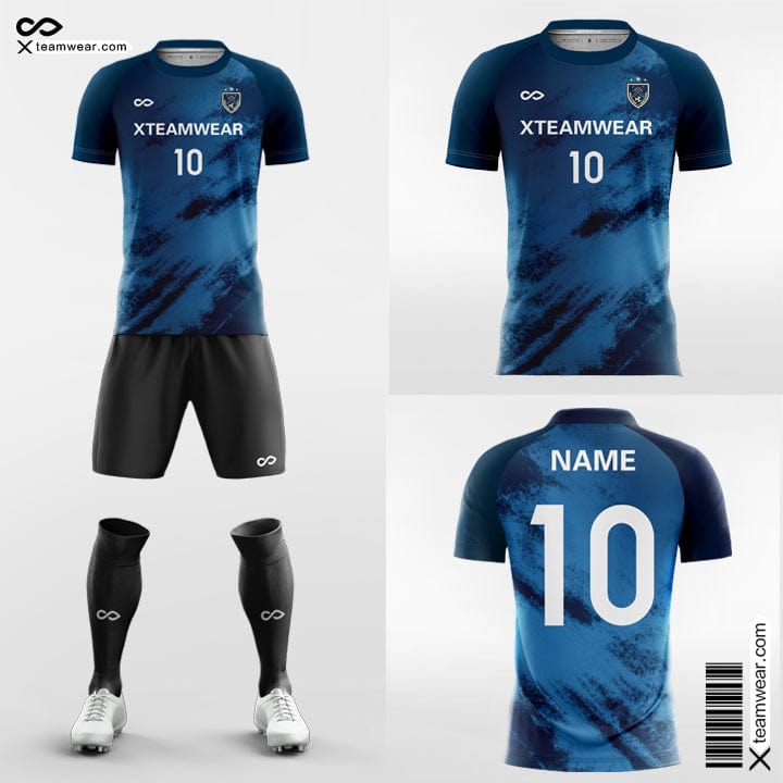 Blue Men Custom Soccer Uniforms