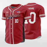 Parallel - Customized Men's Sublimated Button Down Baseball Jersey