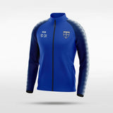 Embrace Radiance Customized Full-Zip Jacket Design Blue