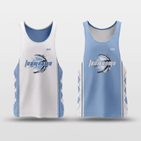 Carolina Blue - Customized Reversible Quick Dry Basketball Jersey