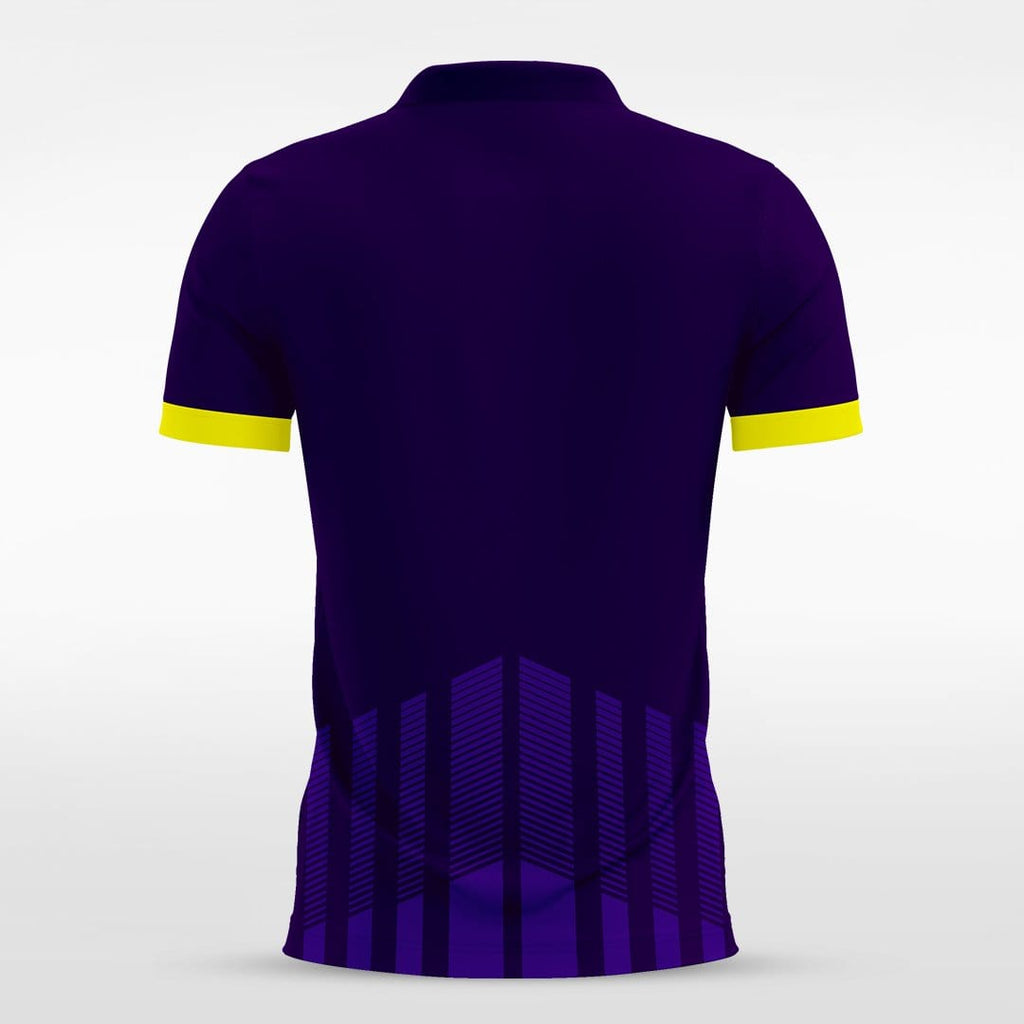 Purple Men's Team Soccer Jersey Design