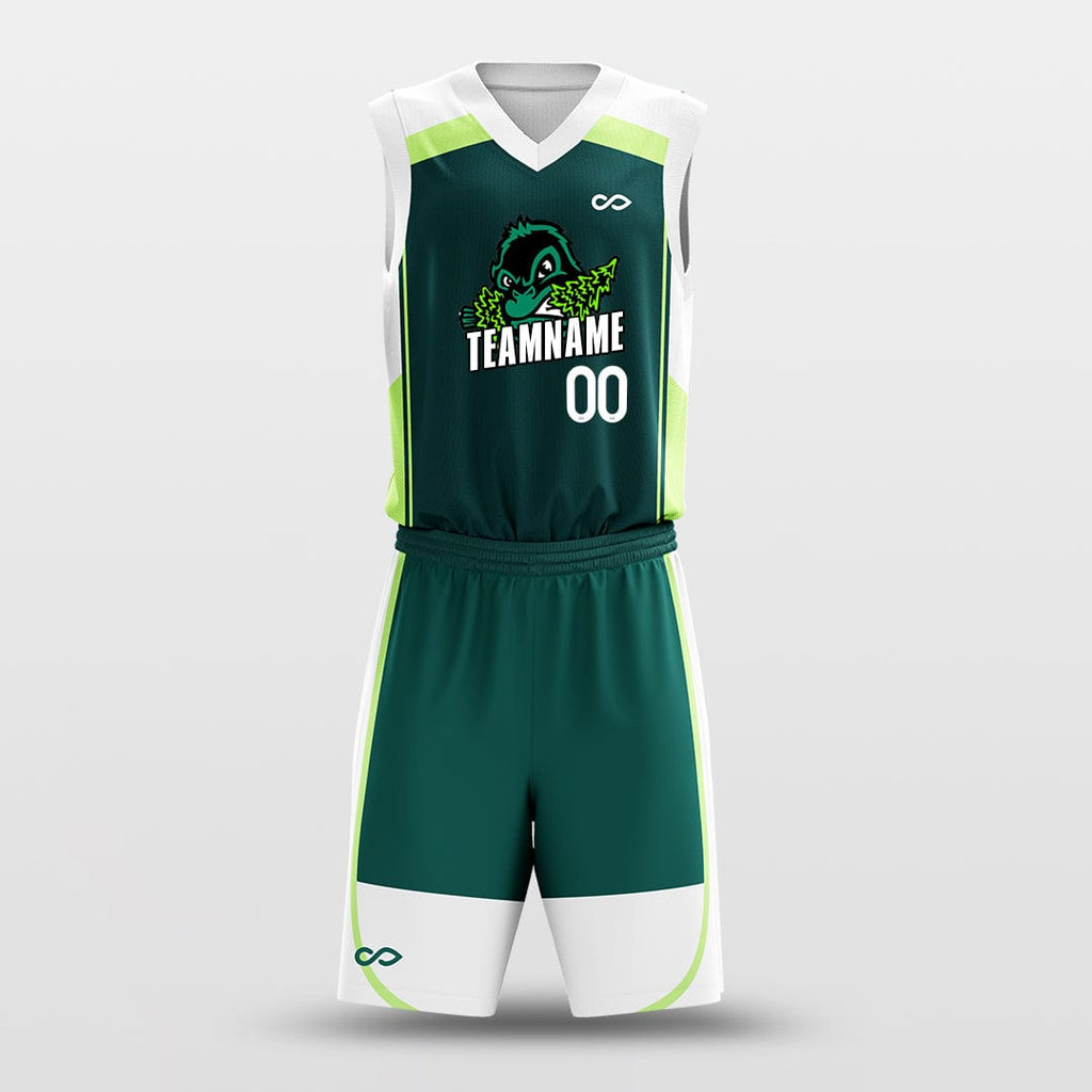 Green Basketball Jersey Set