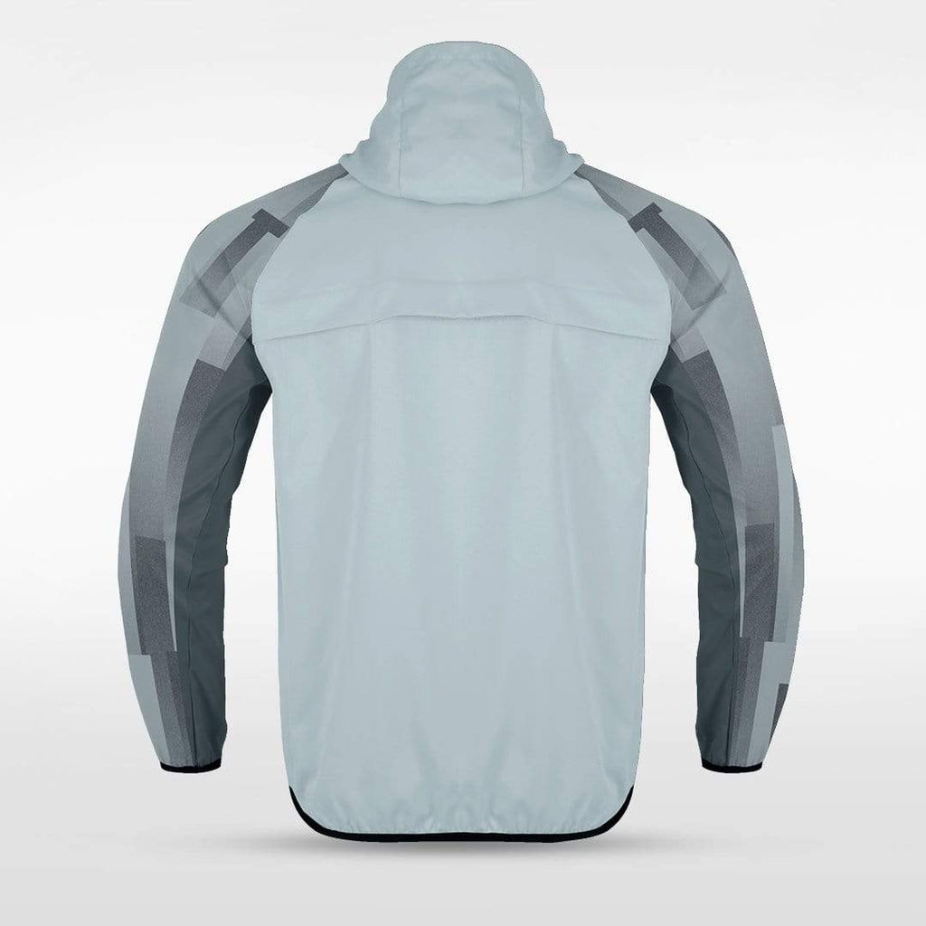 Grey Embrace Urban Forest Customized Full-Zip Jacket Design