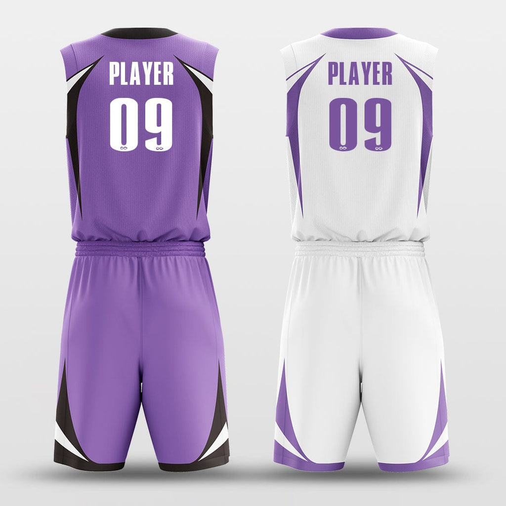Reversible Basketball White and Purple