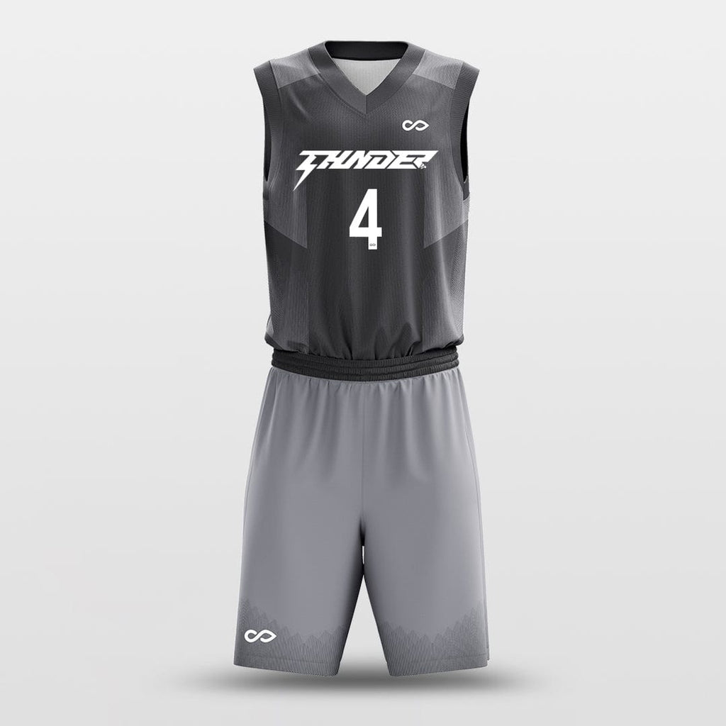 Black Basketball Uniforms Set