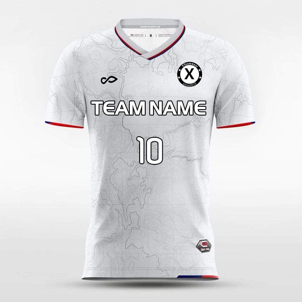 White Sublimated Soccer Jersey
