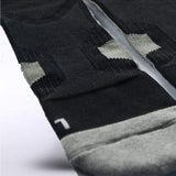 Black Adult Custom Socks Design Details