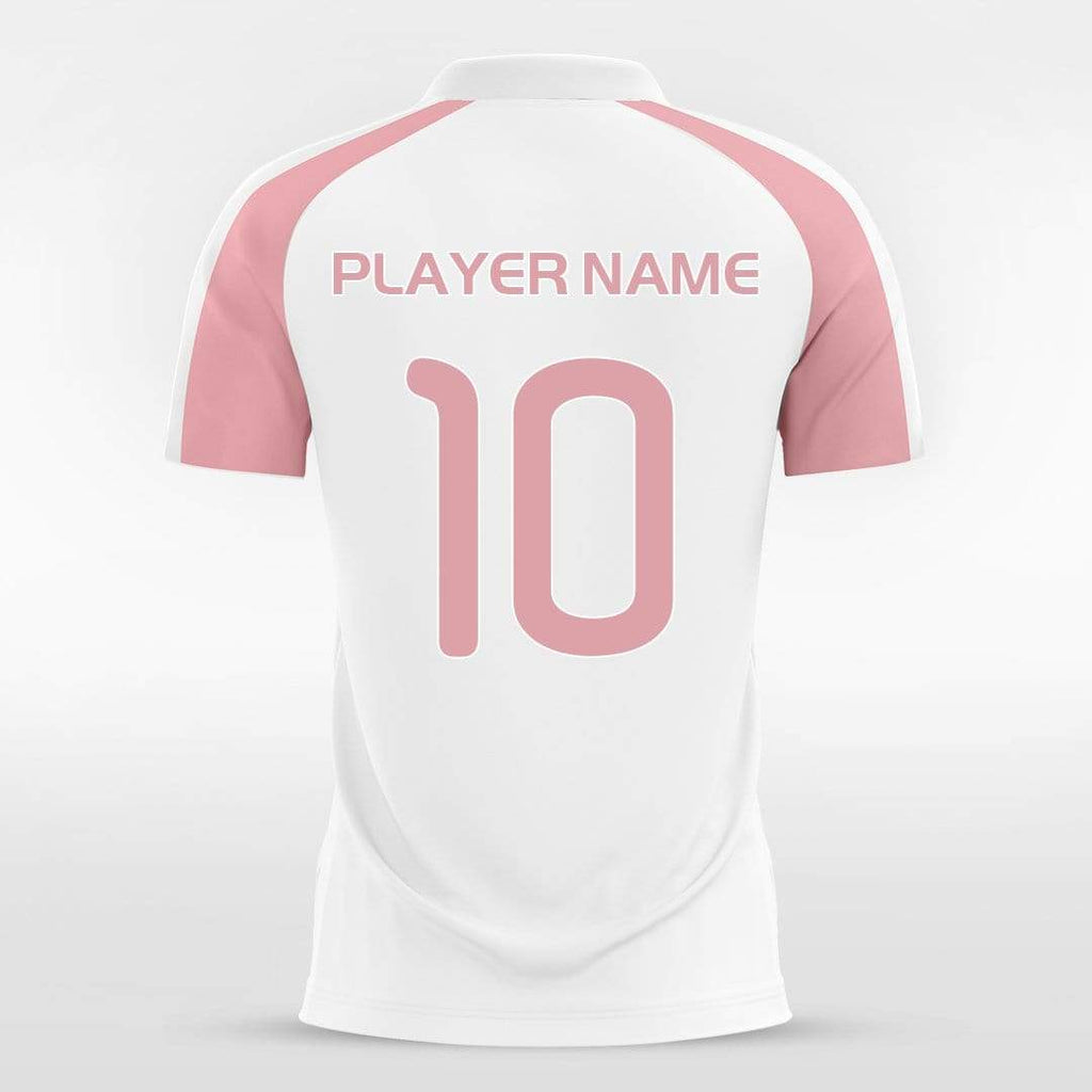 White&Pink Peak Custom Soccer Uniform