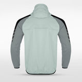 Grey Embrace Wind Full-Zip Jacket Custom 