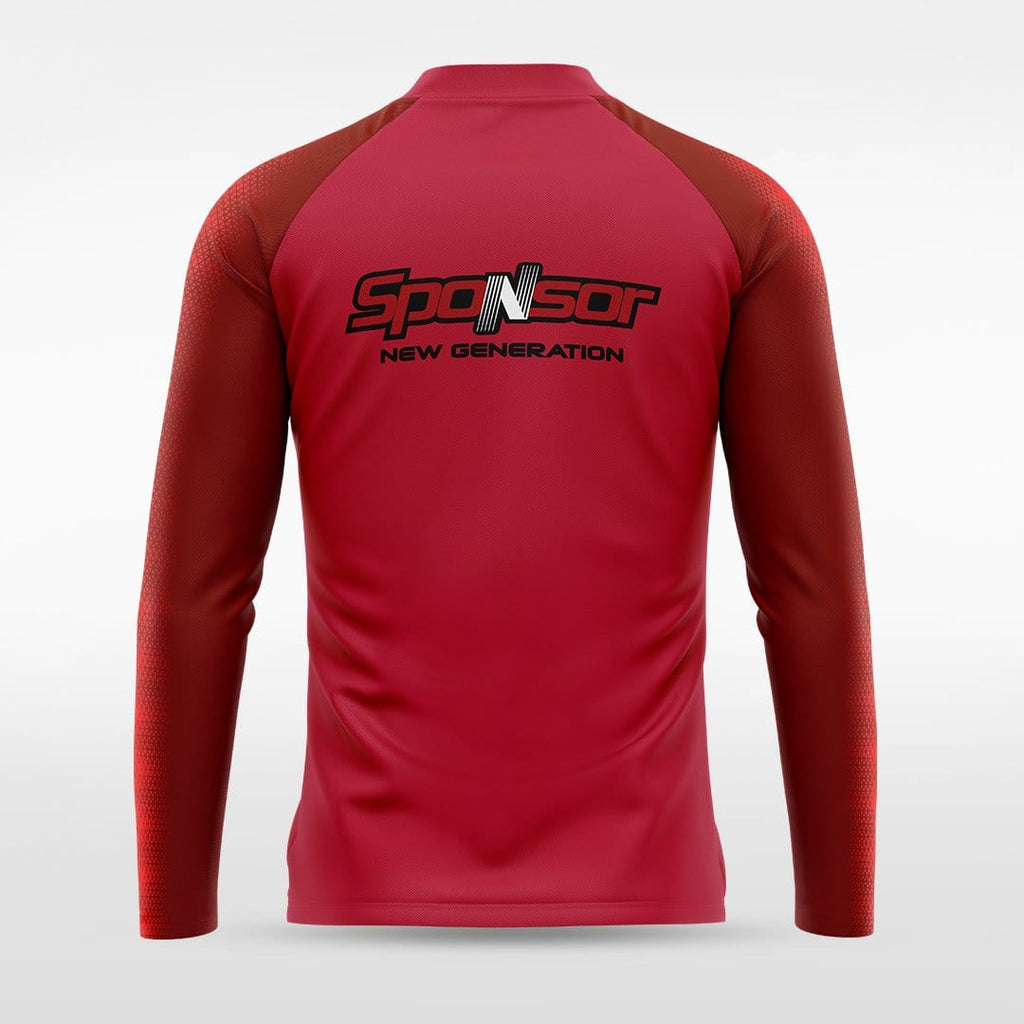 Red Embrace Radiance Custom 1/4 Zip Jersey