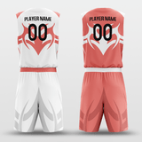 Pink&White Baron Sublimated Basketball Team Set
