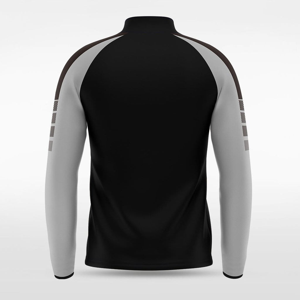Black Embrace Wind Stopper Full-Zip Jacket Design