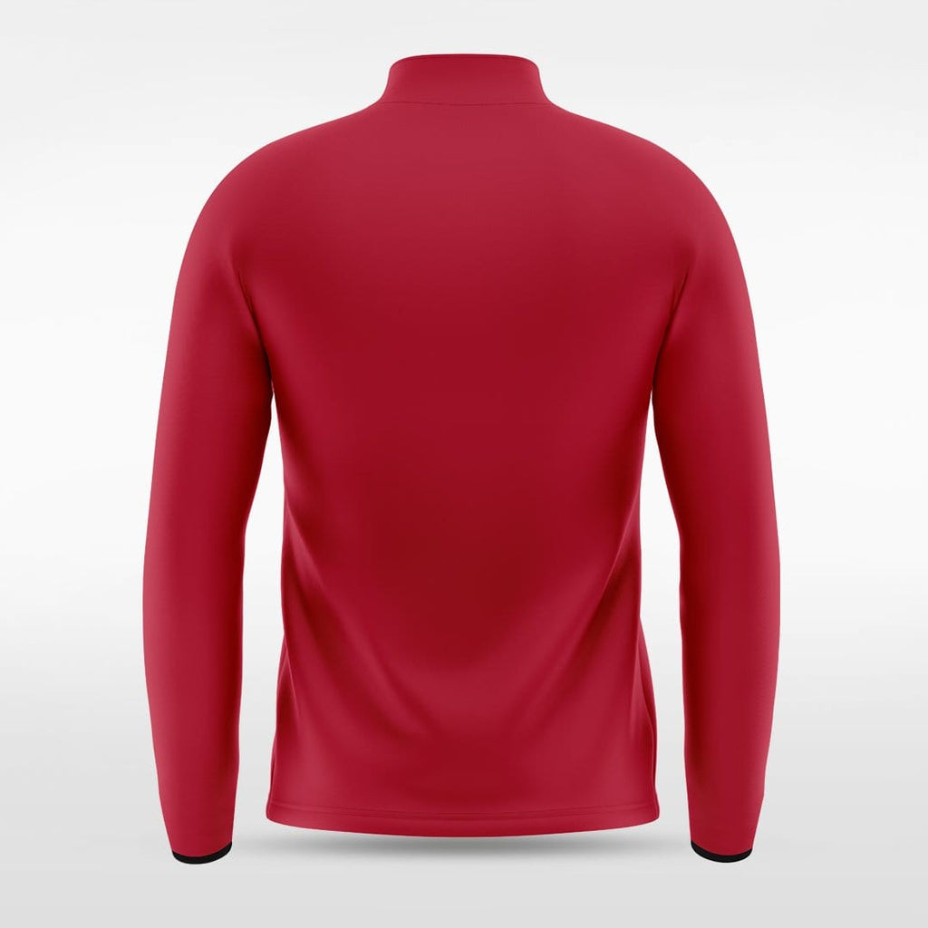 Red Embrace Blizzard Full-Zip Jacket Design