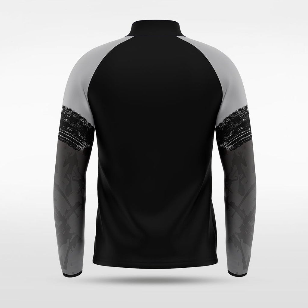 Black Embrace Splash Full-Zip Jacket for Team
