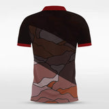 Black&Red Granite Sublimated Jersey Design