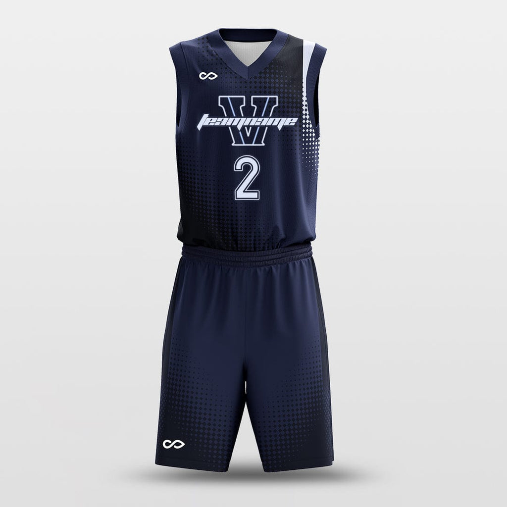 Navy Blue Basketball Uniforms