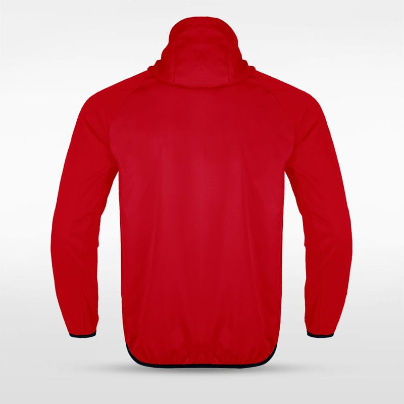 Red Historic Babylon Customized Full-Zip Jacket Design