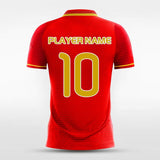Team Spain Customized Men's Soccer Uniform