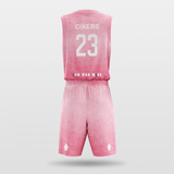 Pink Custom Basketball Set
