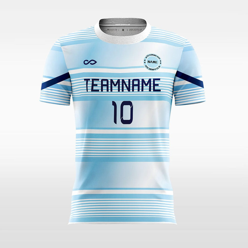 Customized Men's Stripe Soccer Jersey Design