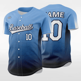 Cracking - Customized Men's Sublimated Button Down Baseball Jersey