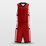 Red Hero Basketball Set Design