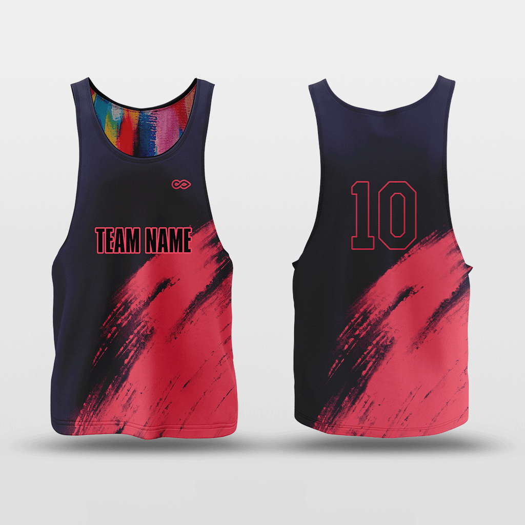 Colorful Black Dry-Fit Basketball Jersey