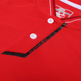 Red Adult Stand Collar Polo