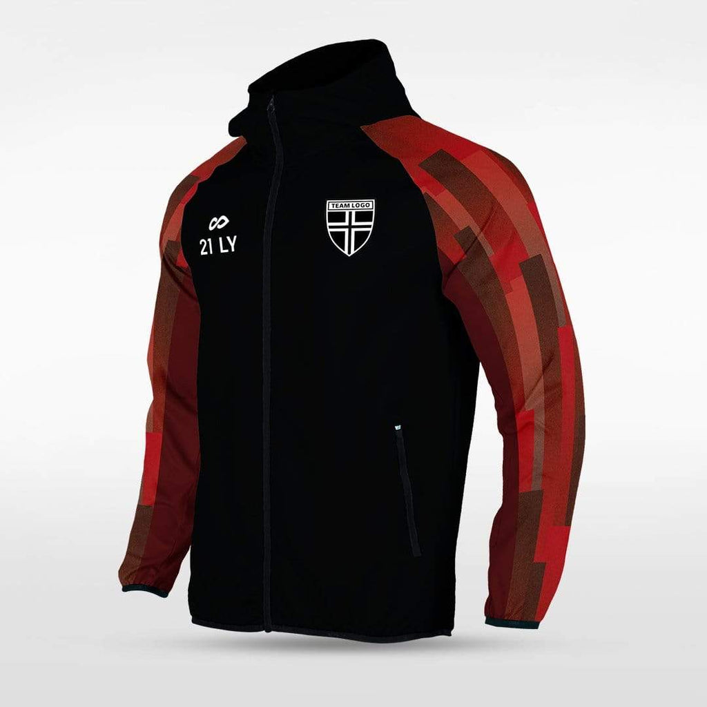 Red Embrace Urban Forest Sublimated Full-Zip Jacket